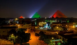 Giza pyramids Sound and light show